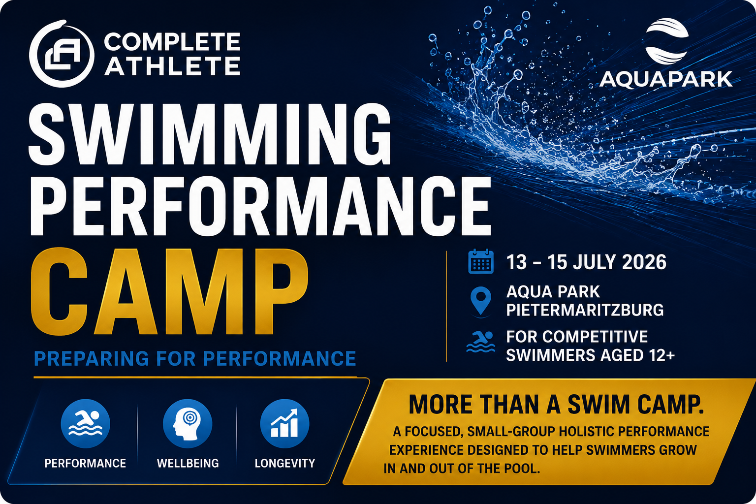 Complete Athlete Swimming Performance Camp - 2026 — Parent Board & Lodging
